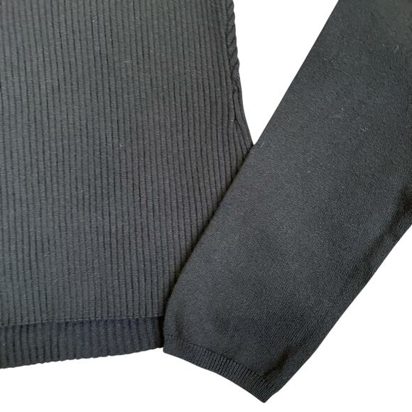 ASTR The Label Sz XL NWT Ribbed Knit Cut-out Neck Sweater Pullover Stretchy - Picture 12 of 16